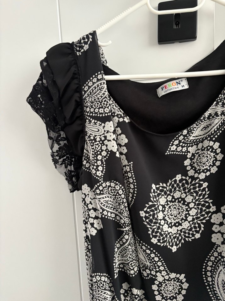 Bohem Desenli kısa Elbise - Görsel 3