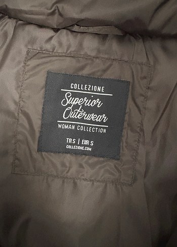 Kürk Detaylı haki yeşil Kadın Kışlık Mont - Görsel 5