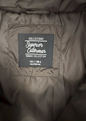 Kürk Detaylı haki yeşil Kadın Kışlık Mont - Görsel 6