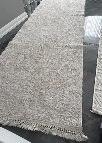 Bej rengınde yolluk kılım halı - Görsel 3