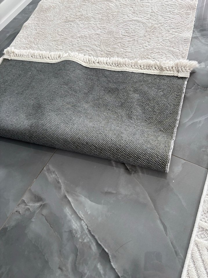 Bej rengınde yolluk kılım halı - Görsel 4