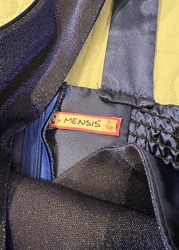 Saten Parlak Lacivert cocuk abıye - Görsel 3