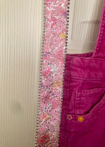 Pembe Kız Çocuk Askılı slopet Tulum lc Waikiki 6-7 yaş - Görsel 2