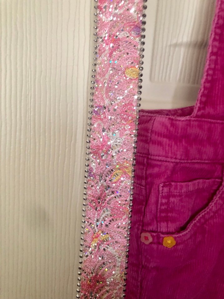 Pembe Kız Çocuk Askılı slopet Tulum lc Waikiki 6-7 yaş - Görsel 2