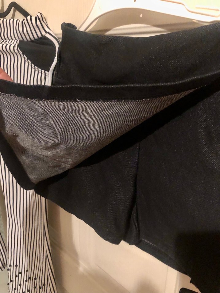 7-8 yaş kız çocuk ispanyol paça pantolon , şort etek 2li takım - Görsel 2