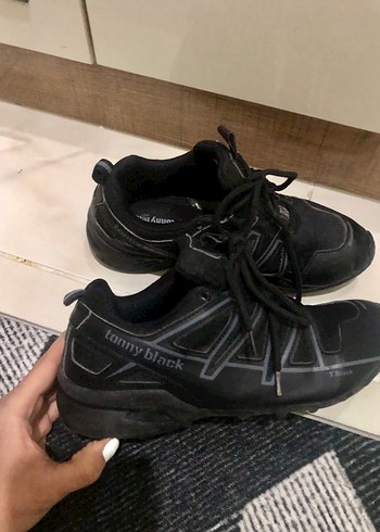 Tonny black erkek çocuk spor ayakkabı 38 numara - Görsel 4