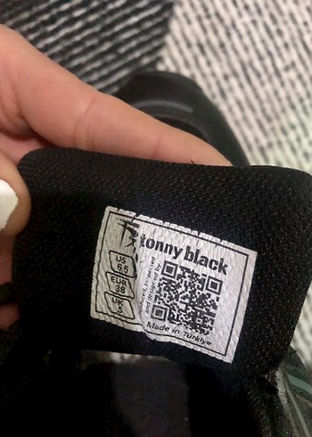 Tonny black erkek çocuk spor ayakkabı 38 numara - Görsel 7