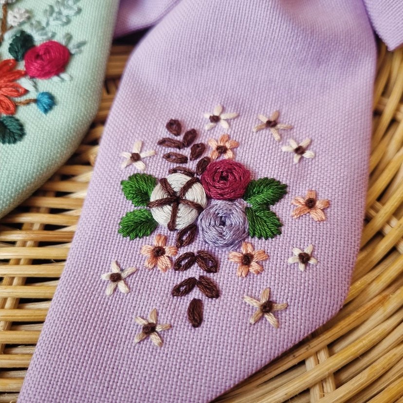 Nakışlı Pastel Renkli Fiyonk Saç Aksesuarları - Görsel 3