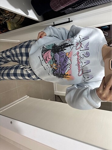 buz mavisi sweatshirt