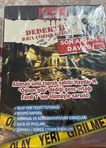 Beden Dedektif Dava Çözme Oyunu 3 Tane