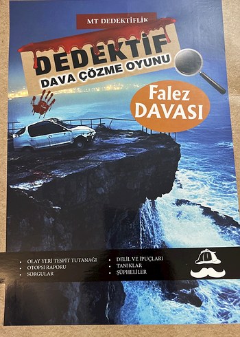 Dedektif Dava Çözme Oyunu 3 Tane