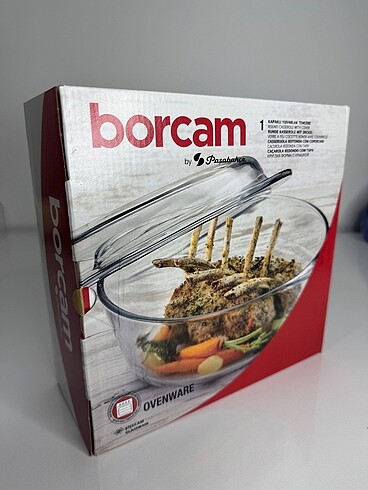 Borcam Cam Fırın Kabı (Kapaklı