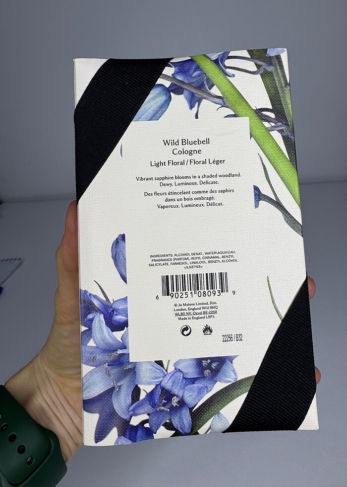 Jo Malone Wild Bluebell ? Boş şişe + orijinal kutu - Görsel 4