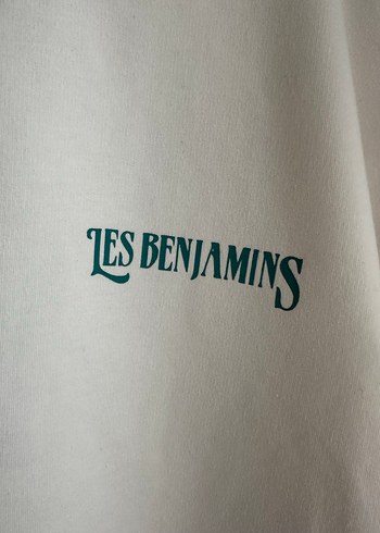 s Beden beyaz Renk Les Benjamins Beyaz Oversize Tshirt