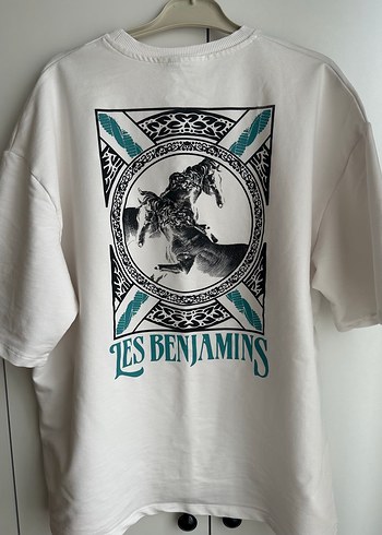 s Beden Les Benjamins Beyaz Oversize Tshirt