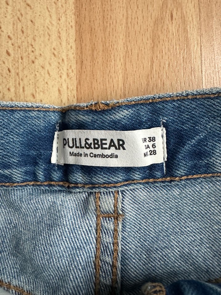 Pull&Bear Distressed Denim Şort - Görsel 3