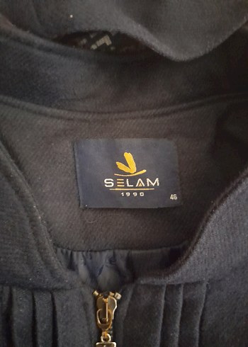 Kadın Lacivert Fermuarlı Uzun Kaban - Görsel 4