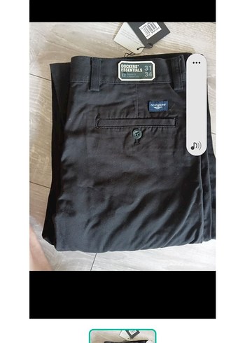 Dockers Essentials Siyah Duz Pantolon