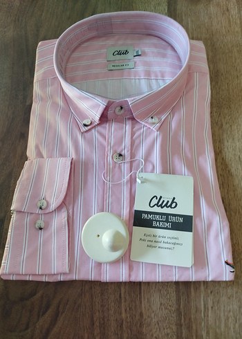 Beymen Club Beymen Clup Pembe Cizgili Klasik Gomlek