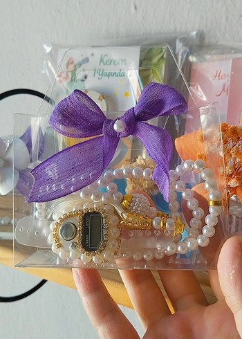 55 TL çantalı taşlı zikirmatik ve inci vavlı tesbih - Görsel 2