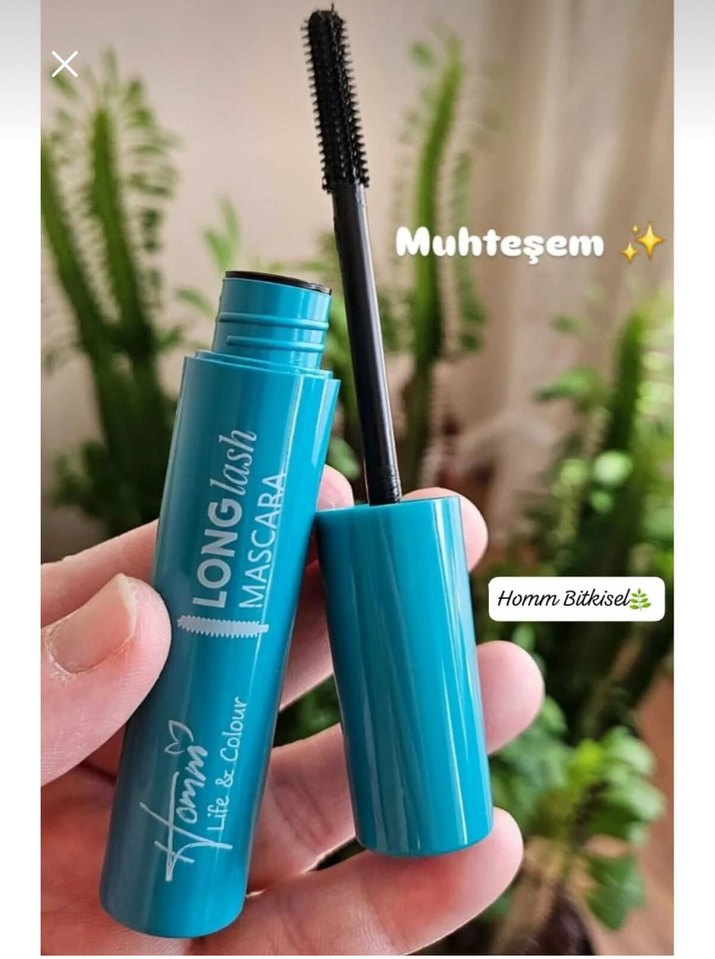 Turkuaz renkli Long Lash maskara - Görsel 2