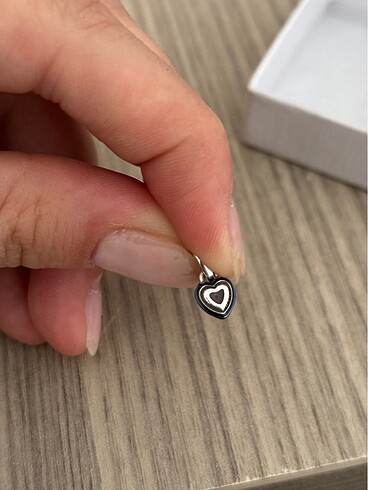 Beden Pandora mavi çakra kalp charm