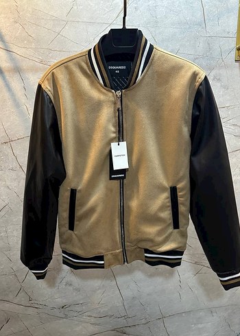 Kahverengi Süet Bomber Ceket