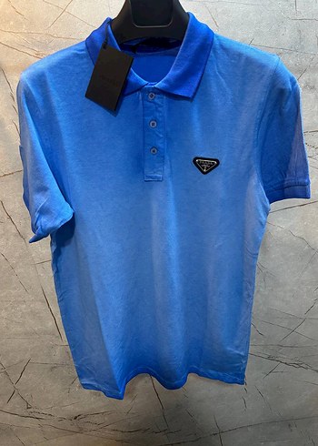 Düğmeli Lacivert Polo Yaka Erkek Tişört