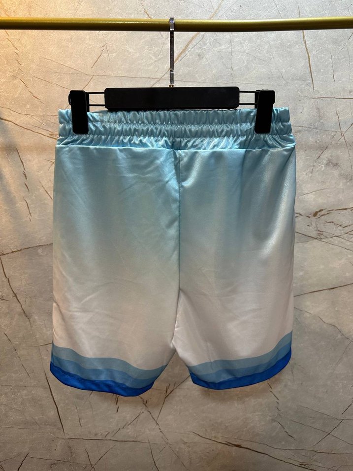 Mavi Bağlama Desenli Kısa Kollu Erkek Takımı - Görsel 5