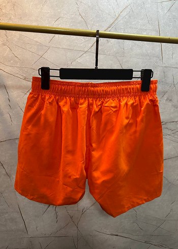 Turuncu Beli Bağcıklı Erkek Mini Şort - Görsel 3