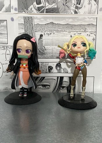 Nezuko & Harley Quinn Figürler