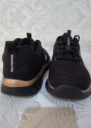 37 Beden Skechers Siyah Kadın Spor Ayakkabı
