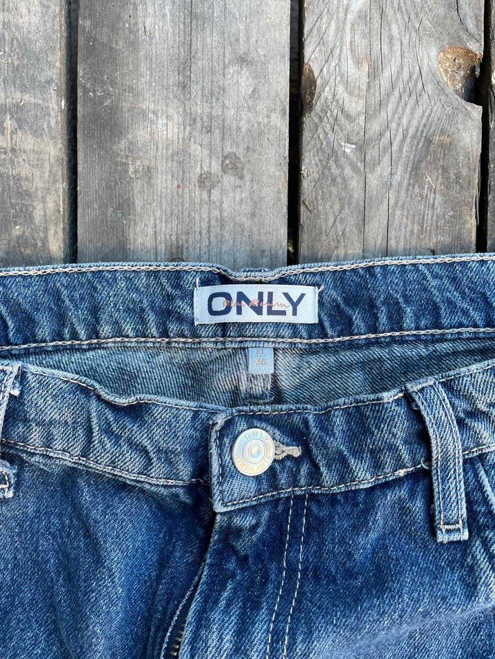 only baggy cut yk2 jean - Görsel 5