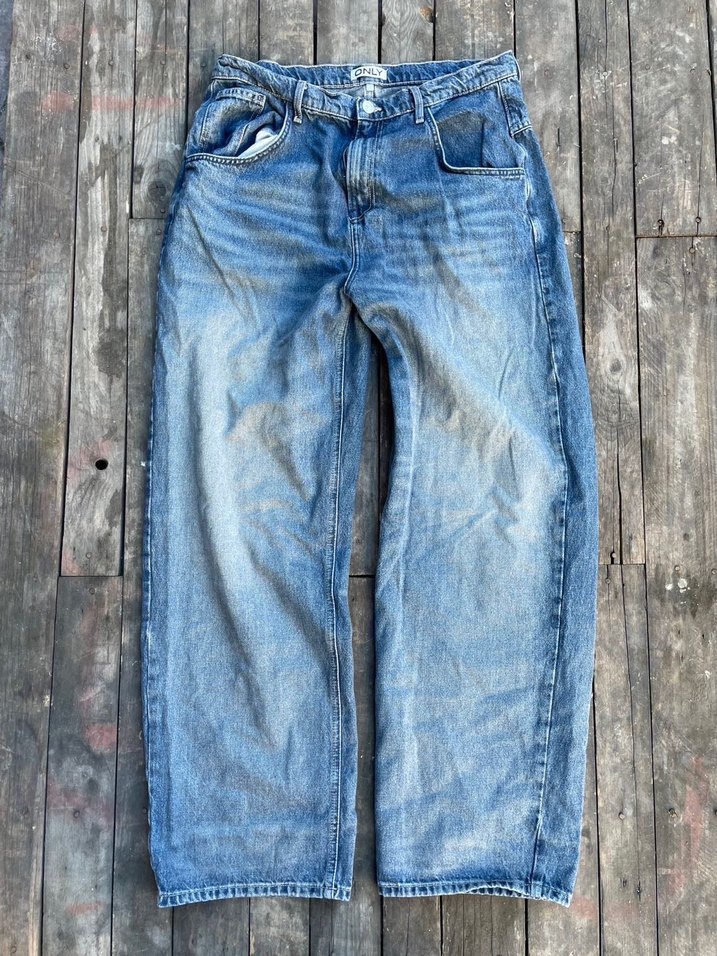 only baggy cut yk2 jean - Görsel 2