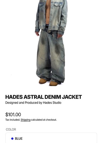 HADES ASTRAL DENIM JACKET
KOT CEKET - Görsel 7