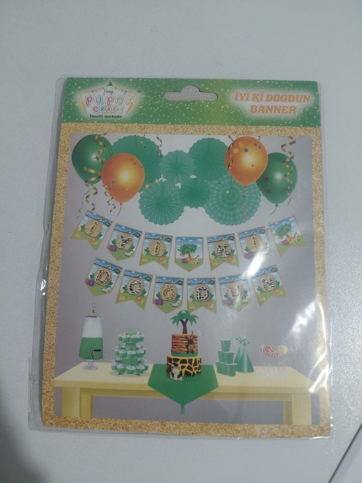 Renkli İyi Ki Doğdun Parti Süsleri - Görsel 4