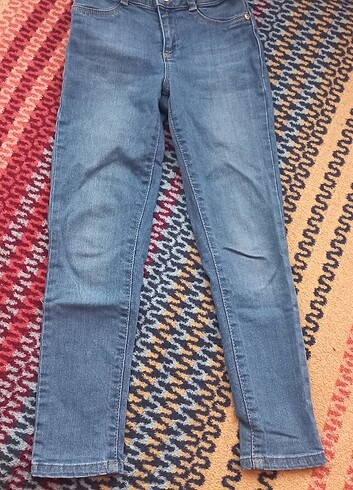 7 Yaş Beden mavi Renk Kot pantolon