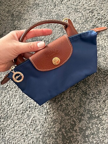 Lacivert mini longchamp