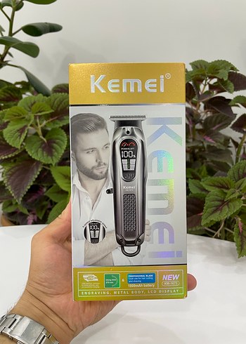 Kemei Erkek Sakal Kesme Makinesi