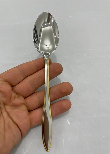 Parlak Altın Renkli Çatal ve Kaşık Seti - Görsel 7