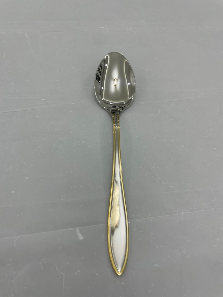 Parlak Altın Renkli Çatal ve Kaşık Seti - Görsel 5