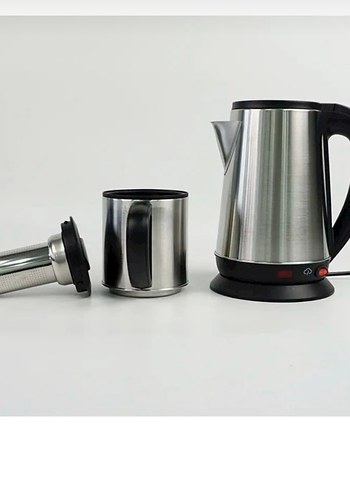 Gri Çelik Çay Makinesi - Görsel 3