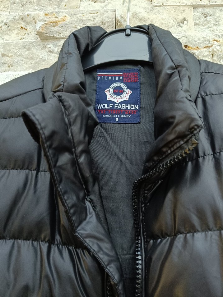 Dik Yaka Fermuarlı Siyah Erkek Şişme Yelek - Görsel 4