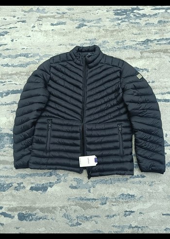 Siyah Fermuarlı Erkek Mont - Görsel 2