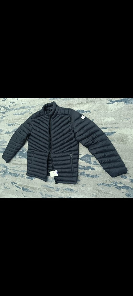 Siyah Fermuarlı Erkek Mont - Görsel 4