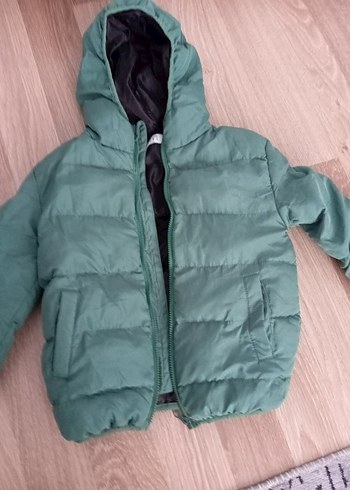 Trendyol & Milla Erkek Çocuk Yeşil Kapüşonlu Mont
