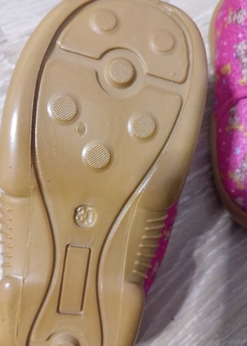 Kız Çocuk Pembe Renkli Cırt Cırtlı Ev Terliği - Görsel 4