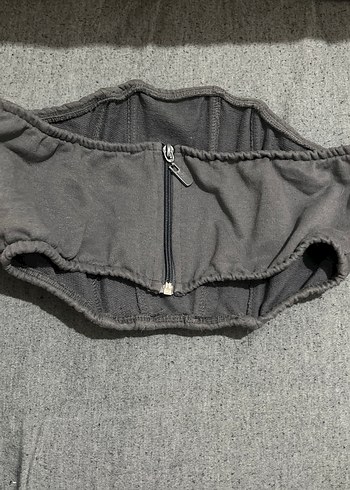 Gri korseli büstiyer - Görsel 3