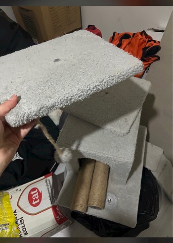 Gri Kedi Tırmanma ve Oyun Evi - Görsel 6