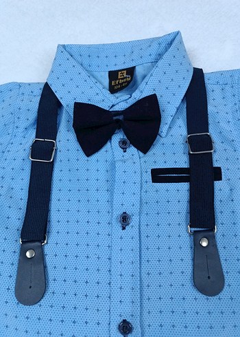 Erkek Çocuk Damatlık / Takım Elbise Görünümlü Set - Görsel 3